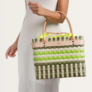 Phellos Basket Bag / Olive