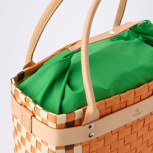 Phellos Basket Bag / Orange