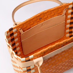 Phellos Basket Bag / Orange